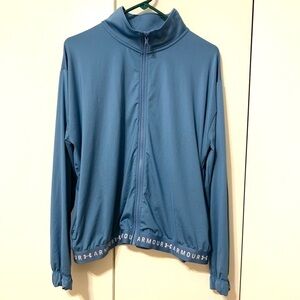 𝅺Under Armour athletic warmup Track Jacket workout activewear run women large